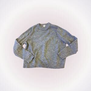 A New Day Crewneck Long Sleeve Grey Knit Sweater | Sz M